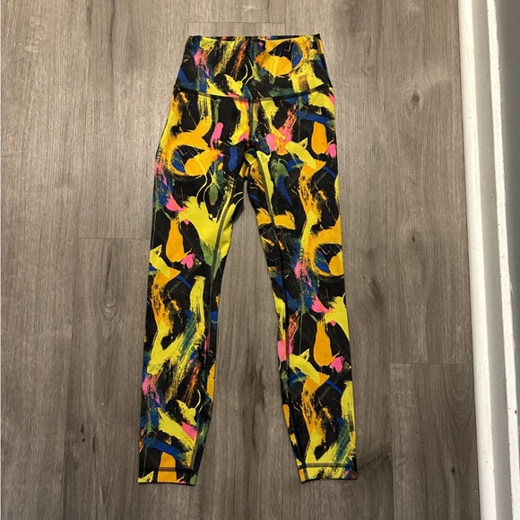 Lululemon Wunder Train High-Rise Tight 25" -Undertone Black Multi - Picture 4 of 6